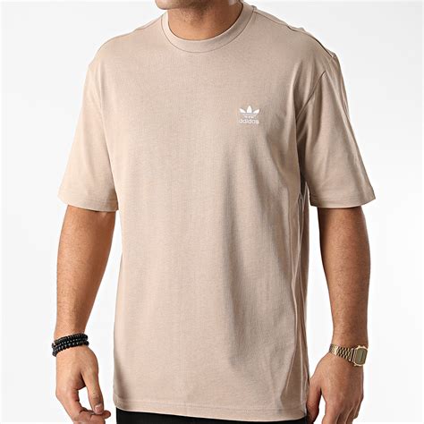 adidas originals trefoil tee herren t-shirt beige|Adidas originals trefoil essentials.